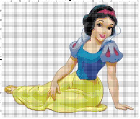 Disney Princesses Counted Cross Stitch Patterns / BUY 6 PATTERNS Disney Princesses 252 Cross ...