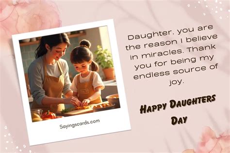 Happy Daughters Day 2024 Sayings Cards Images - Sayings With Love