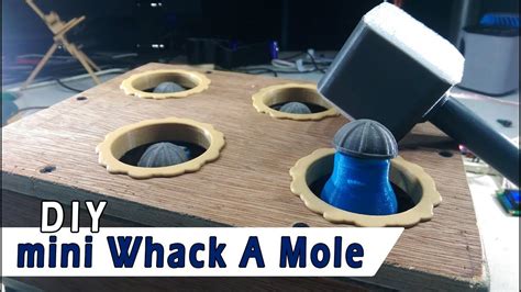 Making a Mini Whack A Mole Game - YouTube