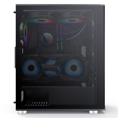 China RGB Fans Gaming Hot Sale ATX Gaming Case Computer Parts Computer ...