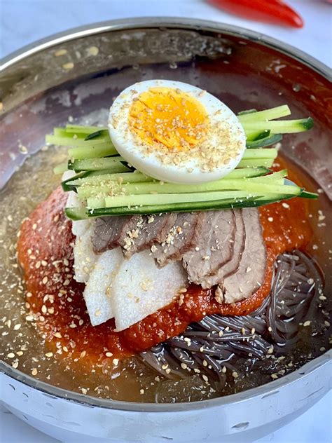 Bibim Naengmyeon (Korean Spicy Cold Noodles)