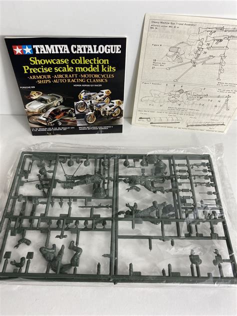 Tamiya Military Miniatures 1/35 German Machine Gun Troops Infantry 35038 | eBay