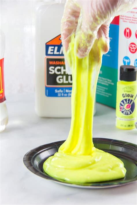 How to Make Glow in the Dark Slime the Easy Way | Kids Activities Blog