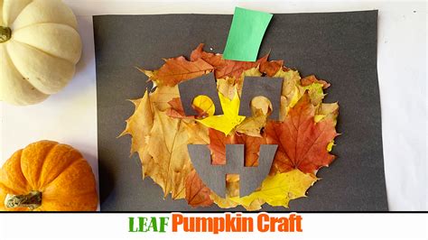 Pumpkin Leaf Craft - Happy Toddler Playtime