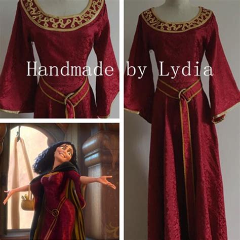 Handmade Rapunzel Mother Gothel Costume Mother Gothel Dress | Etsy