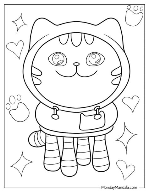 40+ Gabby'S Dollhouse Dj Catnip Coloring Pages - NehaKeianna