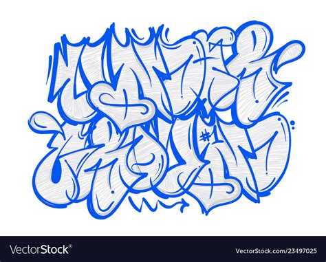 Underground graffiti lettering Royalty Free Vector Image