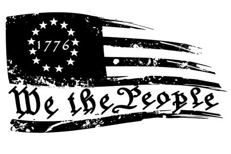 ﻿We The People Flag - 4" Decal – ARCS Self Defense