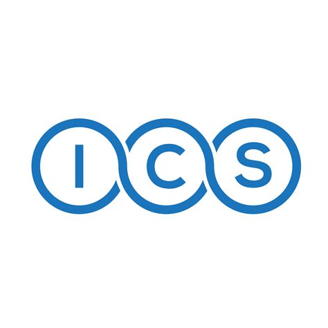 ICS letter logo design on white background. ICS creative initials letter logo concept. ICS ...