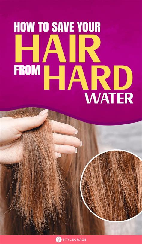 How To Save Your Hair From Hard Water | Hard water hair, Well water hair, Hard water