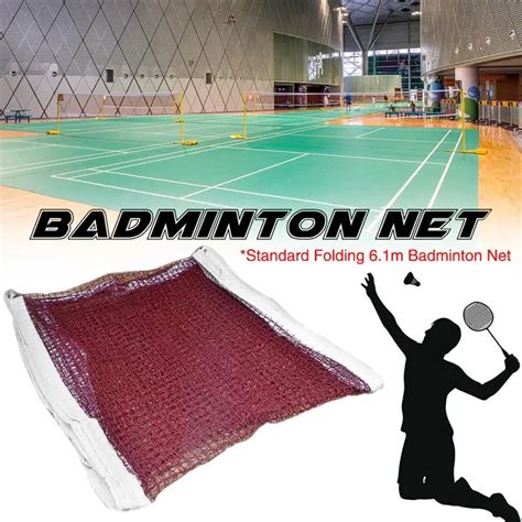 Standard Folding 6.1m Badminton Net Portable Standard Folding 6.1m Badminton Net Portable ...