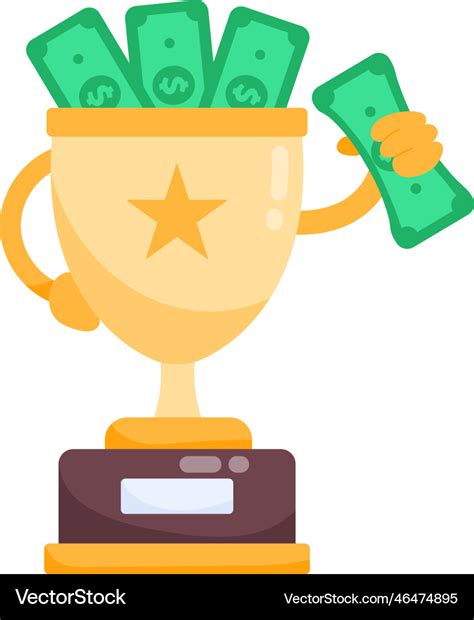 Cash prize Royalty Free Vector Image - VectorStock