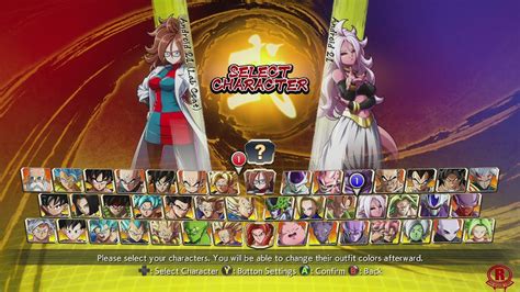 Dragon Ball FighterZ - All Characters + DLC (Android 21 Lab Coat ...