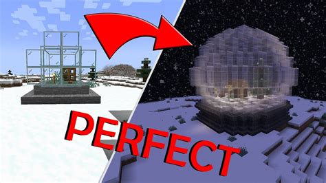 Building The PERFECT Minecraft Snow Globe - YouTube