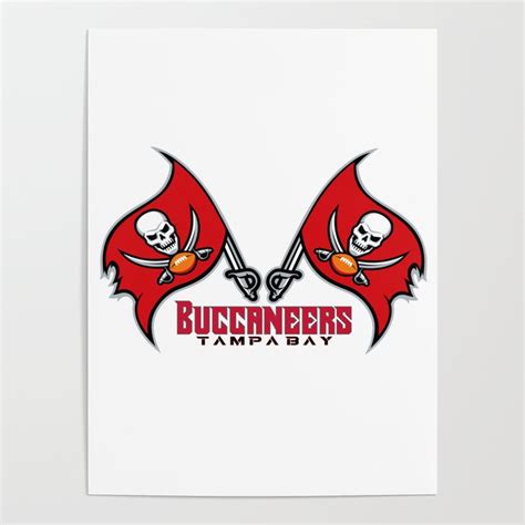 buccaneers tampa bay Poster by Design501 | Society6