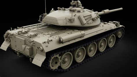 Mitsubishi Type 74 Main Battle Tank | MAJE 3D