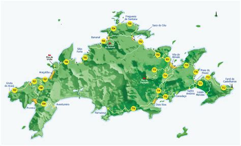 Mapas de Ilha Grande - Angra dos Reis - RJ - Brasil