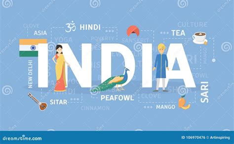 Welcome to India. stock vector. Illustration of india - 106970476