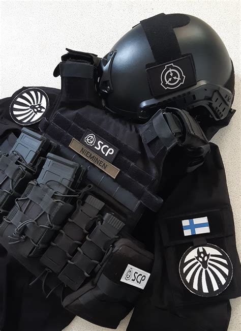 SCP Themed Gear w/ the new patches I talked about : r/airsoft