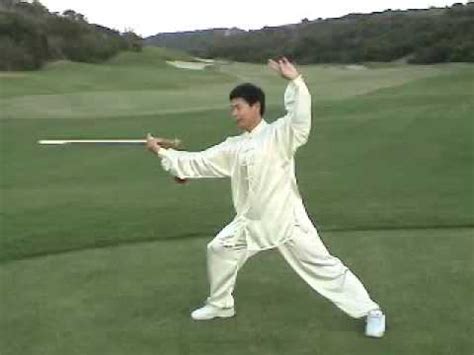 Tai Chi Sword Form 32 Yang Taiji Jian - YouTube