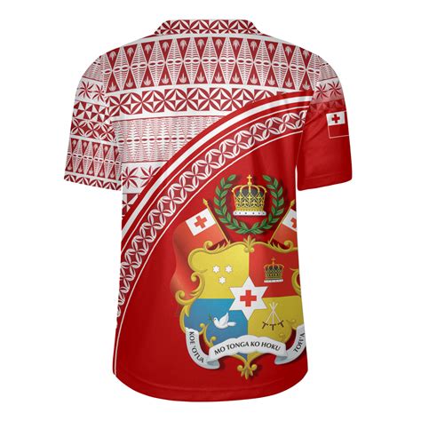 Tonga Custom Personalised Rugby Jersey Tongan Ngatu Pattern Curve Style