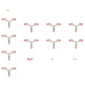 silicic acid (H_2_SiO_3_), aluminum calcium salt (10:2:1), monohydrate 66732-10-3 properties ...