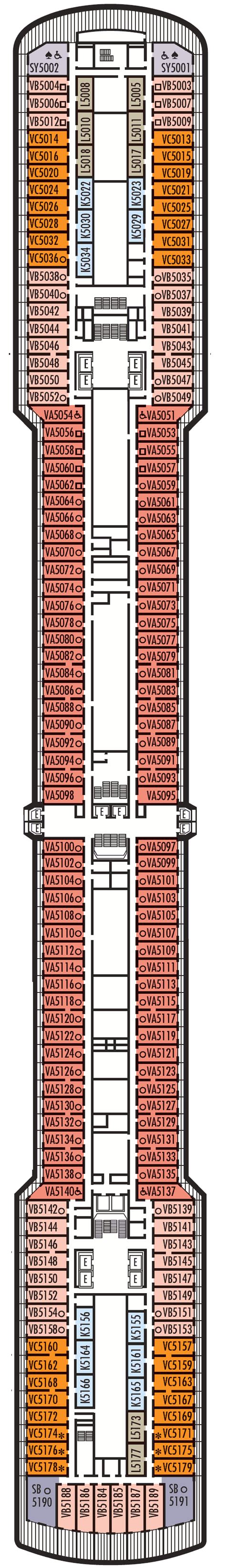 Zuiderdam deck plans - Cruiseline.com