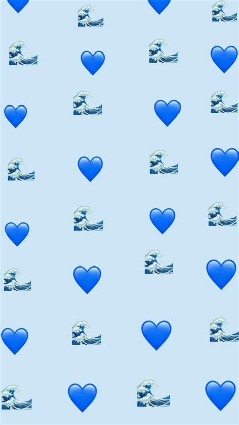 Blue Heart Wallpaper Aesthetic