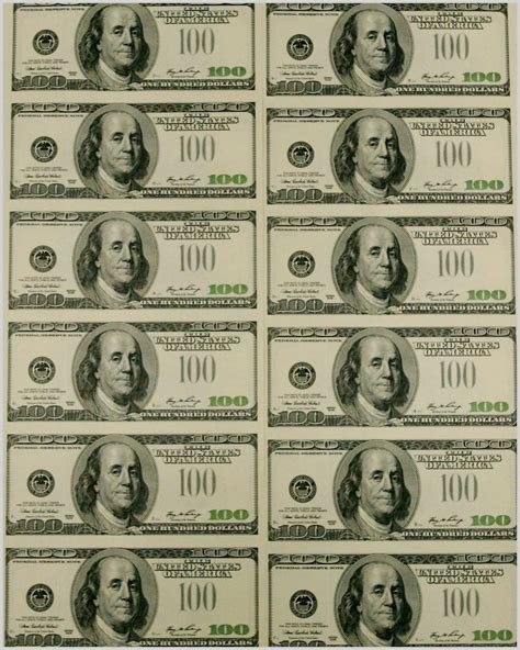 Fake Dollars Printable - Masterprintable - Free Printable 100 Dollar ...