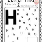 Letter H Worksheets For Pre K | AlphabetWorksheetsFree.com