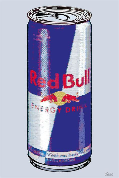 Red Bull Ode To Andy Warhol by Tony Rubino | Red bull, Andy warhol ...