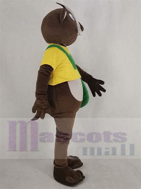 Wombat in Yellow T-shirt Mascot Costume