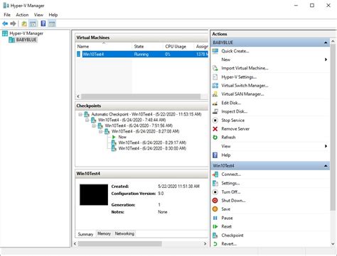 Hyper-V: The Basics of the Hyper-V Manager | Puget Systems