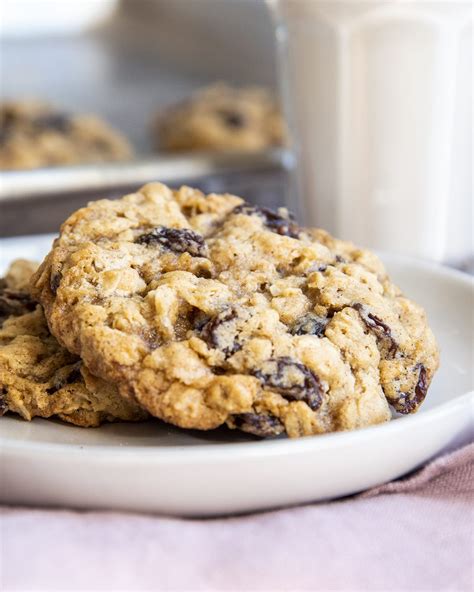 Oatmeal Raisin Cookies for Two (4 soft & chewy oatmeal raisin cookies)