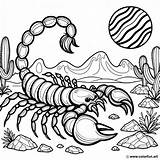 Scorpios Rex coloring Page Download Or Print For Free sketch template