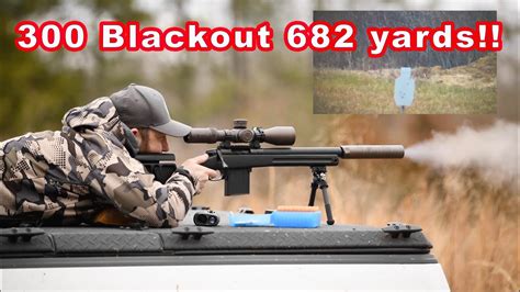 300 Blackout bolt action SBR - 682 yards - YouTube