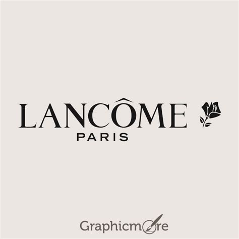 Lancome Logo Design Free Vector File - GraphicMore - Download Free Graphics