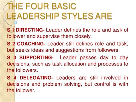 leadership styles