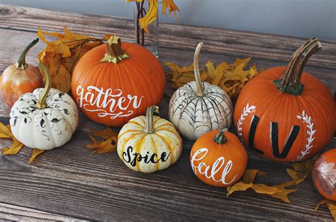 5 Creative Ideas for Painting Elegant Pumpkins - Lily & Val Living | Painted pumpkins, Elegant ...