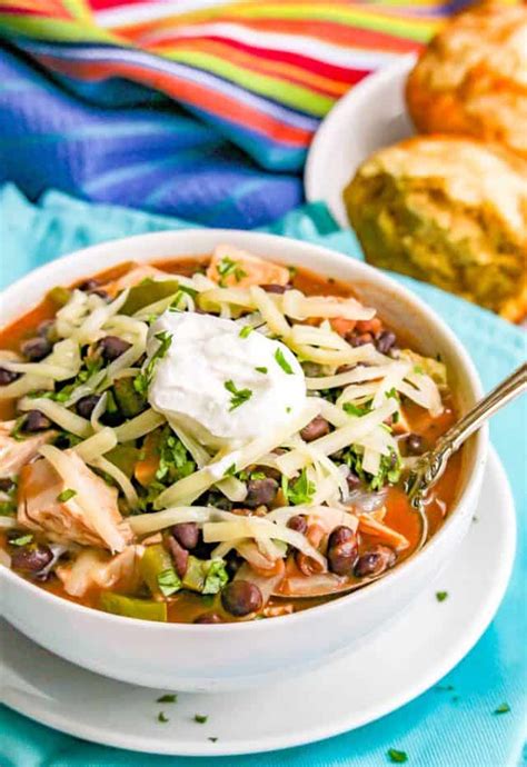 Quick and easy chicken and black bean soup - Family Food on the Table