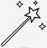 Princess Wand Coloring Page sketch template