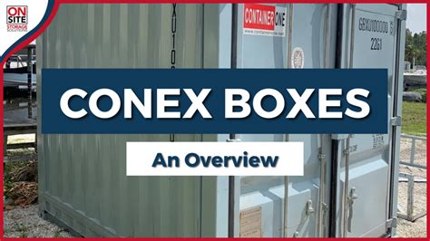 Conex Boxes - An Overview | On-Site Storage Solutions