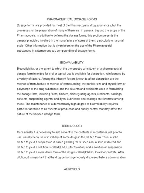 Pharmaceutical Dosage Forms | PDF | Emulsion | Topical Medication