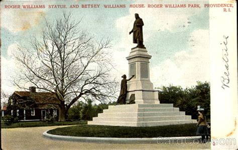 Roger Williams Statue And Betsey Williams House, Roger Williams Park ...