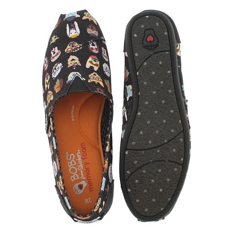 Skechers Women's BOBS PLUSH PUP SMARTS black | Softmoc.com