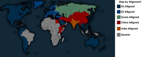 Alignment map of the 3rd World War (2026-2035) : r/imaginarymaps