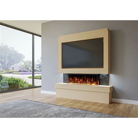 Capri 72" Pre-Built Media Wall Fireplace - Electric Fire Package | Twilight Fires | Reviews on ...