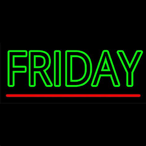 Friday Neon Skilt ️ Neonskilte.com®