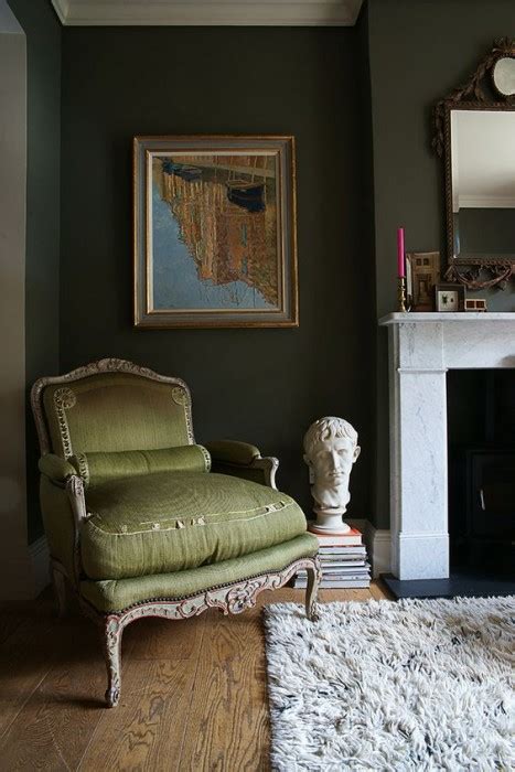 COLOR ON TREND – DEEP MOSSY OLIVE GREEN – My Old Country House