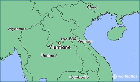 Where is Vientiane, Laos? / Vientiane, Vientiane Map - WorldAtlas.com